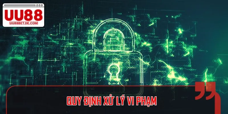 Các quy định xử lý sai phạm liên quan đến chính sách bảo mật